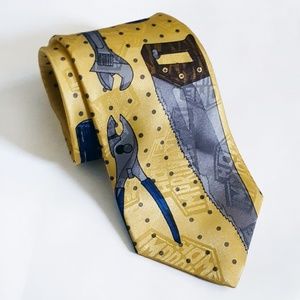 Home Improvement TV Show Men's Vintage Tie Yellow